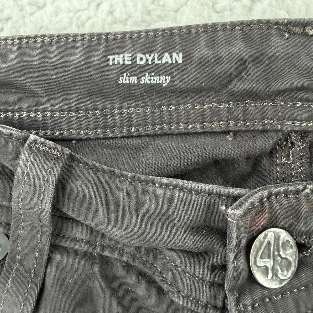 AG Adriano Goldschmied The‎ Dylan Jeans Mens 34x30 Gray Skinny Stretch Denim